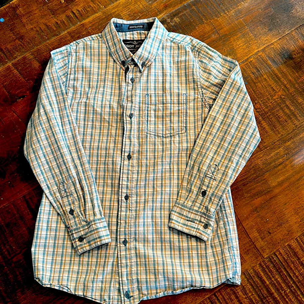 Boys SZ L Cody James Western Button Down Shirt worn once